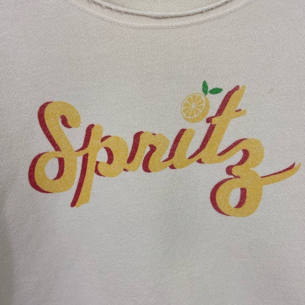 Mate The Label Donny Spritz Oversized Cropped Sweatshirt Organic Cotton Lounge - Picture 4 of 10